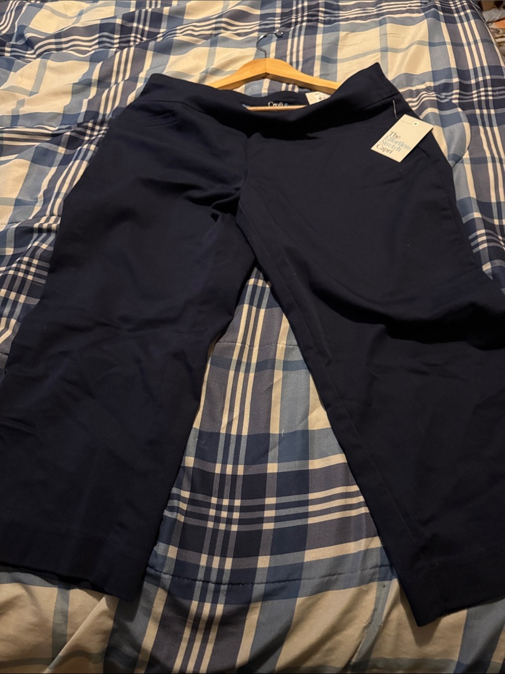 Women's Croft & Barrow Effortless Stretch Pull-On capris Pants